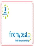 Findmypast 3 Month Subscription Voucher