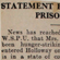 Hunger strike statement