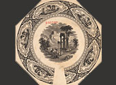 Design for decorative plate by John Pratt & Co of the Lane Delph Pottery. COPY 1 project