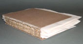 Document awaiting conservation treatment
