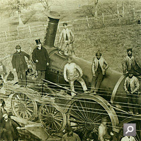 Rob Roy goes off the rails 1868 (RAIL 1005/132)