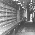 The Great Train Robbery, 8 August 1963. Inside one of the carriages of the mail train which was robbed at Cheddington, Buckinghamshire. Catalogue reference: HO 242/2