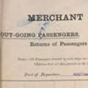 Outwards Passenger List noting the emigration from UK to USA of Bob Hope (listed as Leslie Hope), 21 March 1908. Catalogue reference: BT 27/594