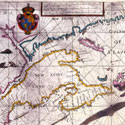 Atlas Maritimus: sea coast chart of the Gulf of St. Lawrence, Canada, 1698. Catalogue reference: FO 925/4111 folio 30