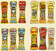 Victorian medicine labels in montage on coloured background. Catalogue reference: UNIQ 9