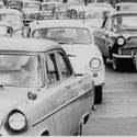 London traffic, early 1960s. Catalogue reference: HLG 131/100