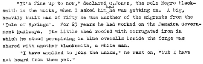 Negro migration in Britain by Eric Walrond 1947-1948 (CO 876/88)