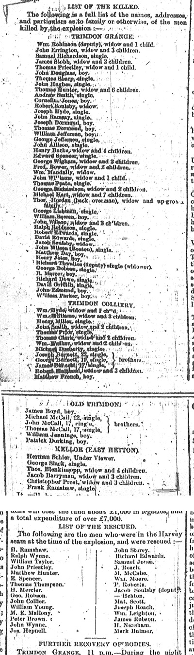 Durham Advertiser 24 Feb. 1882