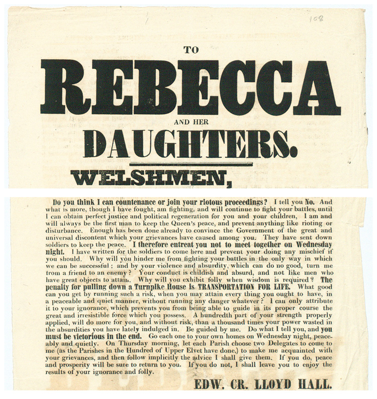 Part of the same handbill in English (HO 45/454 f.108)