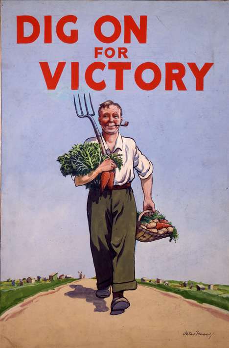 Dig on for Victory poster - Artist : Peter Fraser (INF 3/96)