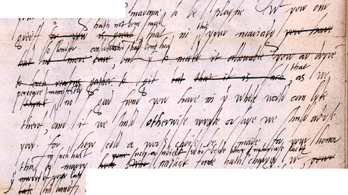 Extract from a letter from Elizabeth I to Mary (SP 52/13/71)