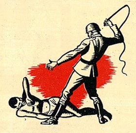 Detail from a propaganda leaflet designed for distribution in West Africa 1940's (INF 2/1 pt4)