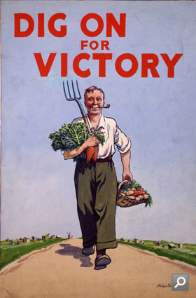 Dig on for Victory poster - Artist : Peter Fraser (INF 3/96)