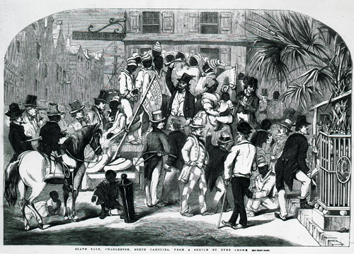 Slave sale, Charleston, South Carolina 1856 (ZPER 34/29)