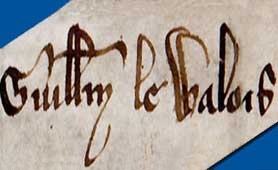 Detail from the letter concerning William Wallace (catalogue reference SC-1/30 no. 81)