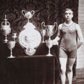 David Billington, champion swimmer, 1900-1. COPY 1/455 (396)