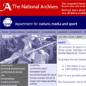 Department for Culture, Media and Sport 2004 archived website