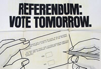 Referendum leaflet - Catalogue reference: INF 12/1285
