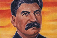 A colour portrait of Stalin - Catalogue reference: INF 3/78