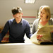 A pair of researchers at The National Archives