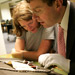 An expert examines a document at The National Archives<