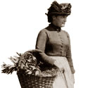 Flower seller, 1884. Cat ref: COPY 1/369 f221