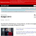 Budget 20 March 2013