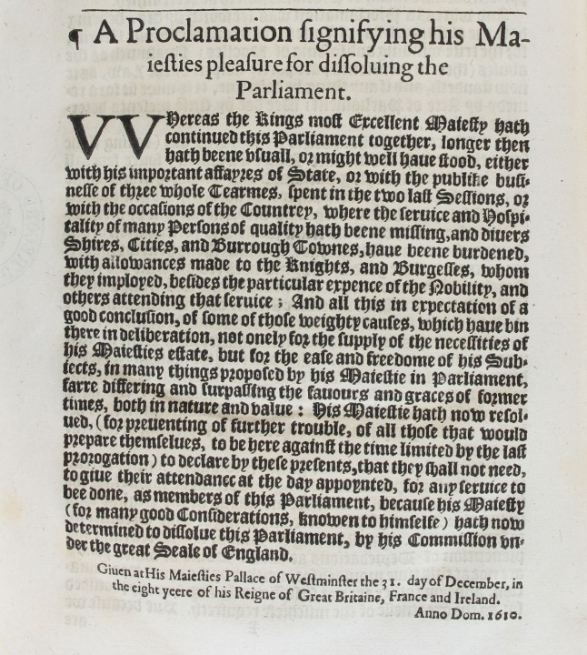 Proclamation 1610 - The National Archives